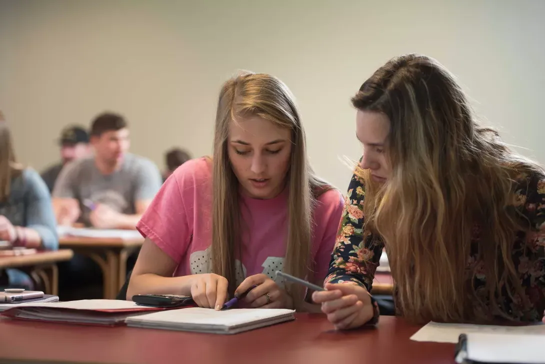 Students in classroom